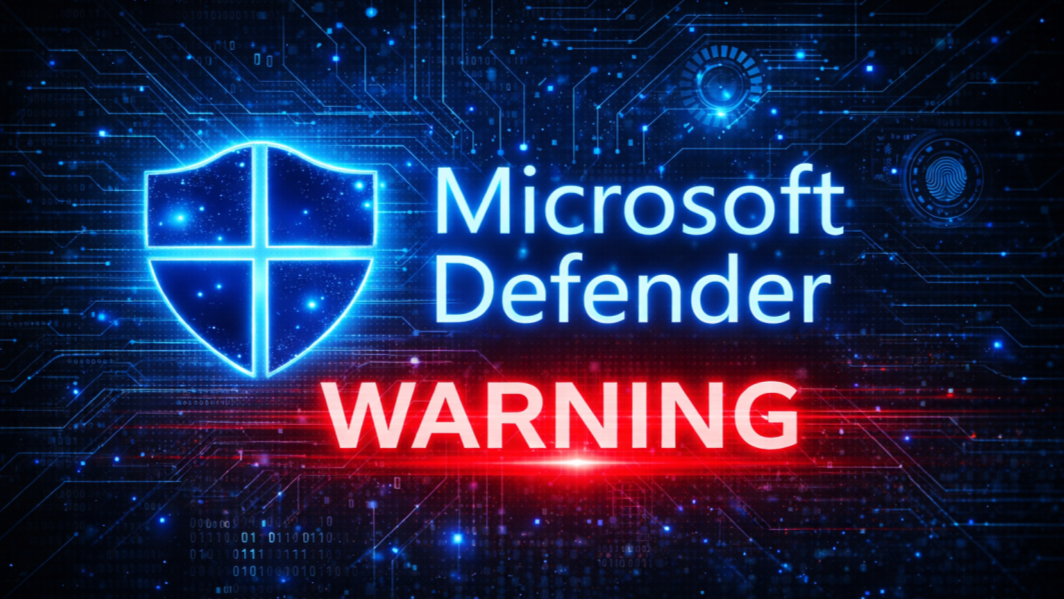 Microsoft Defender Warning